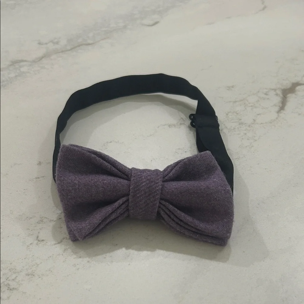 Purple Bow Tie Headband